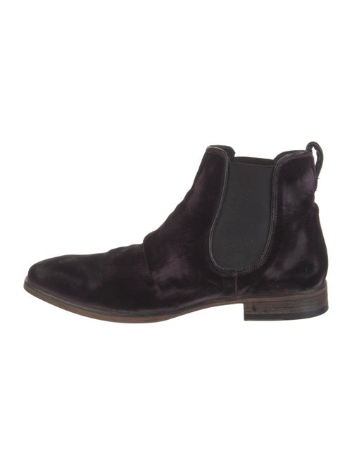 John Varvatos Velvet Chelsea Boots