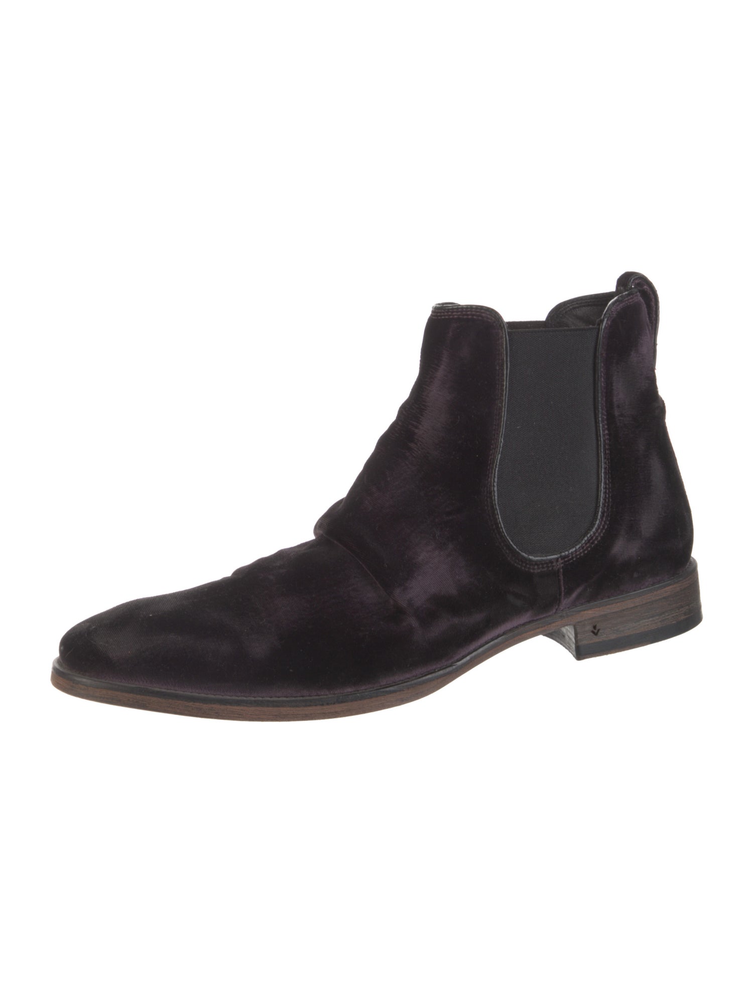 John Varvatos Velvet Chelsea Boots