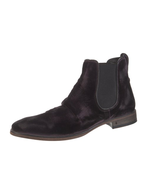 John Varvatos Velvet Chelsea Boots