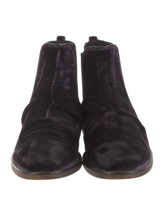 John Varvatos Velvet Chelsea Boots