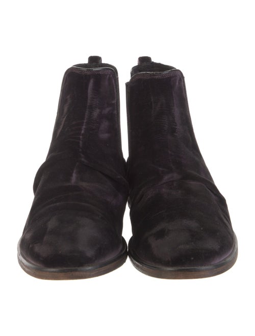 John Varvatos Velvet Chelsea Boots