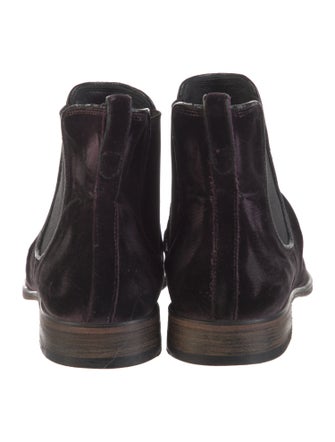 John Varvatos Velvet Chelsea Boots