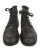 John Varvatos Leather Lace-Up Boots