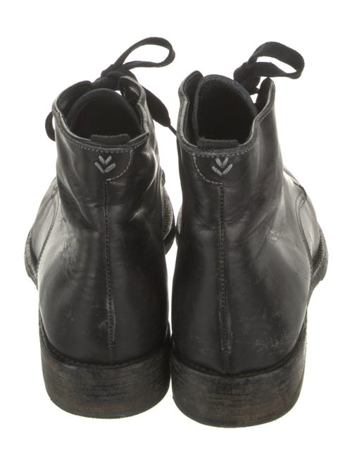 John Varvatos Leather Lace-Up Boots