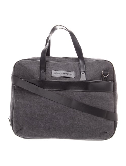 John Varvatos Canvas Briefcase