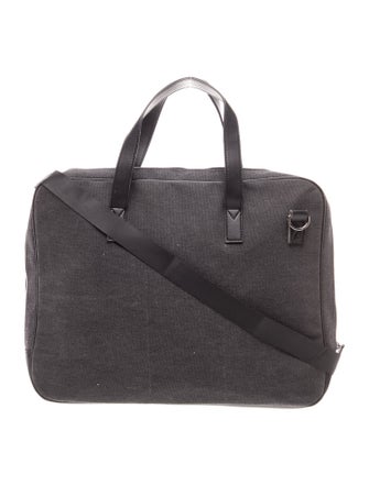 John Varvatos Canvas Briefcase