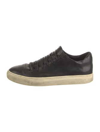 John Varvatos Leather Sneakers