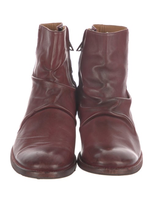 John Varvatos Leather Lace-Up Boots