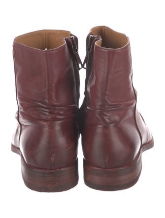 John Varvatos Leather Lace-Up Boots