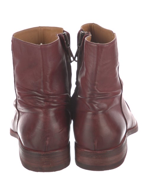 John Varvatos Leather Lace-Up Boots