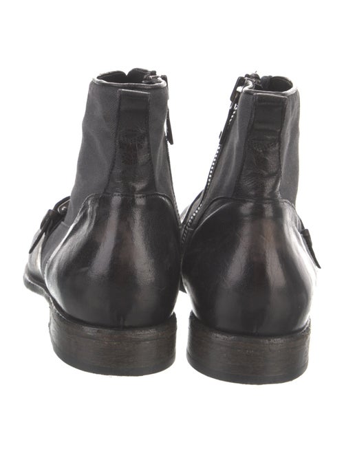 John Varvatos Leather Lace-Up Boots