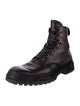 John Varvatos Leather Combat Boots