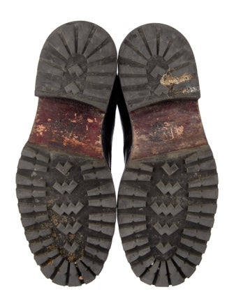 John Varvatos Leather Combat Boots