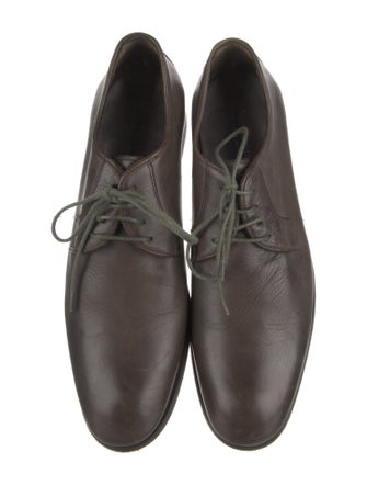 John Varvatos Leather Derby Shoes