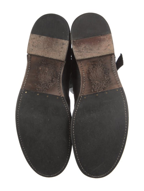 John Varvatos Leather Slouch Boots