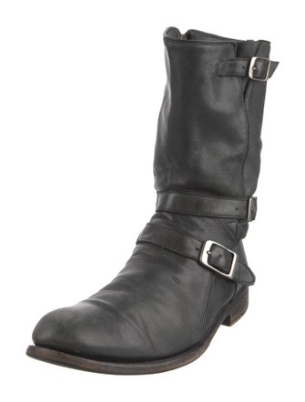 John Varvatos Leather Boots