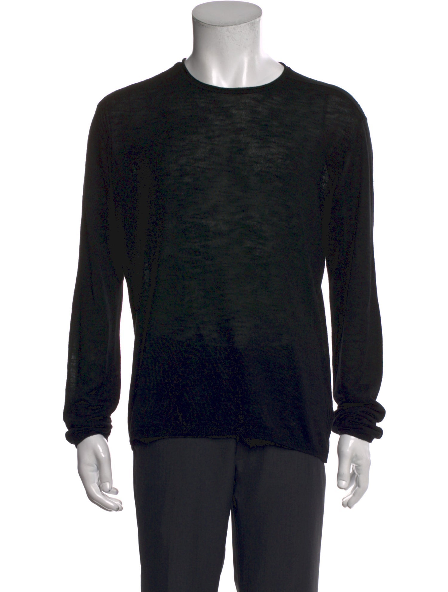 John Varvatos Crew Neck Long Sleeve Pullover