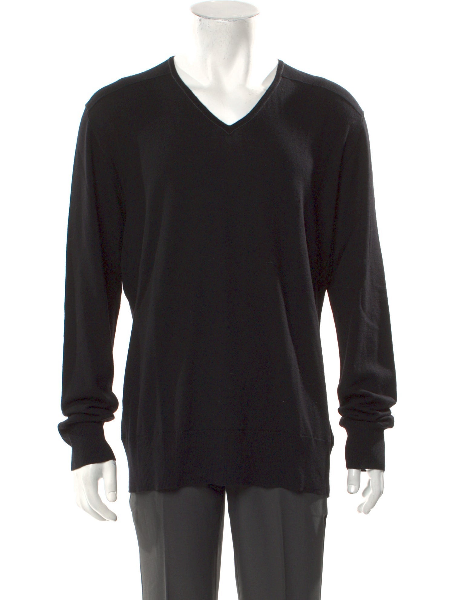 John Varvatos Merino Wool V-Neck Pullover