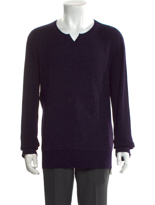 John Varvatos Merino Wool V-Neck Pullover