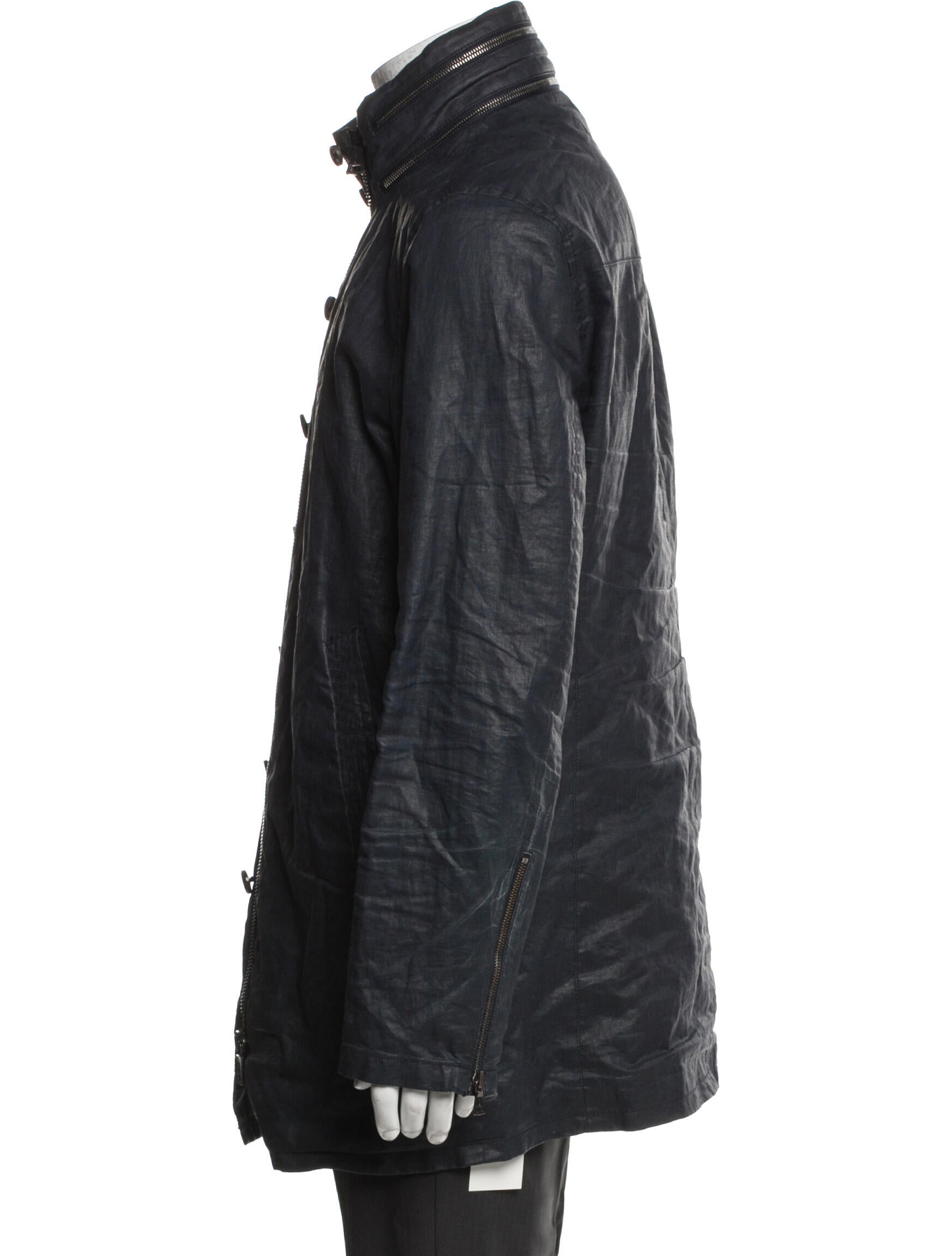 John Varvatos Linen Moto Jacket