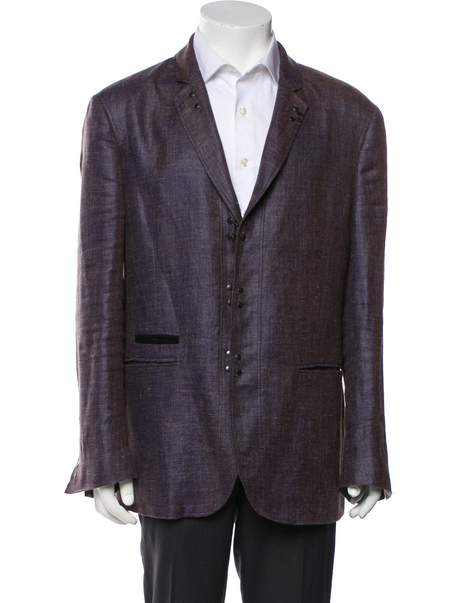 John Varvatos Studded Accents Blazer