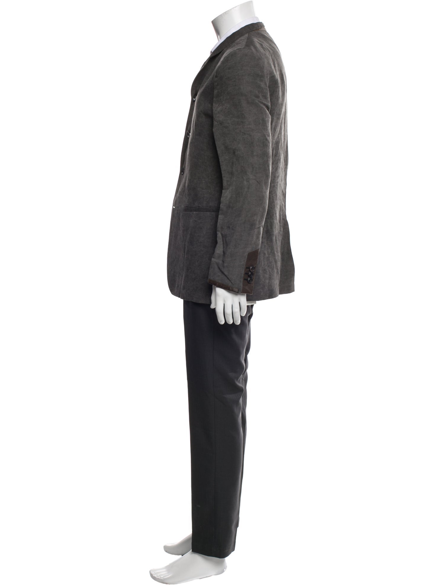 John Varvatos Linen Overcoat