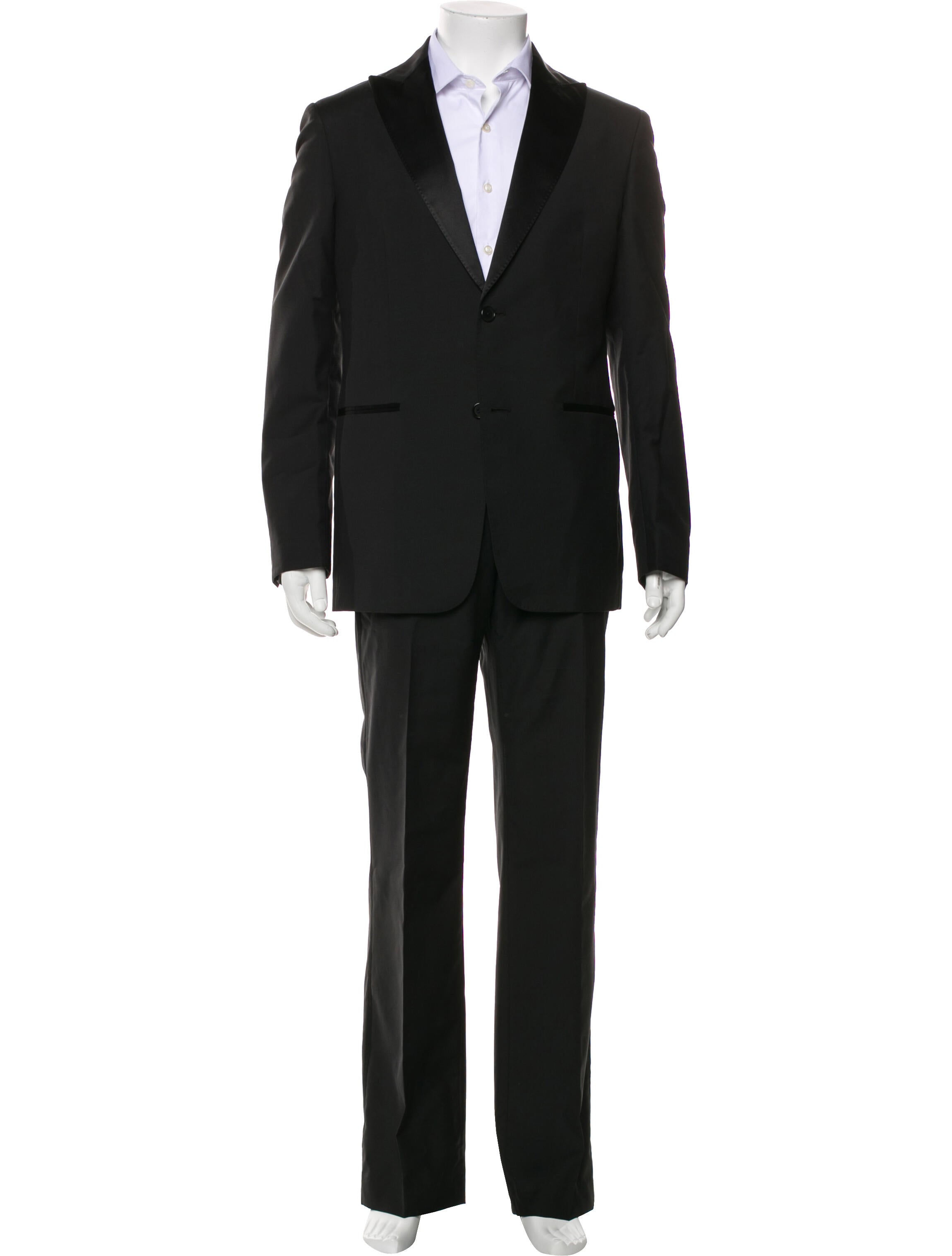 John Varvatos Solid Wool Two Piece Suit
