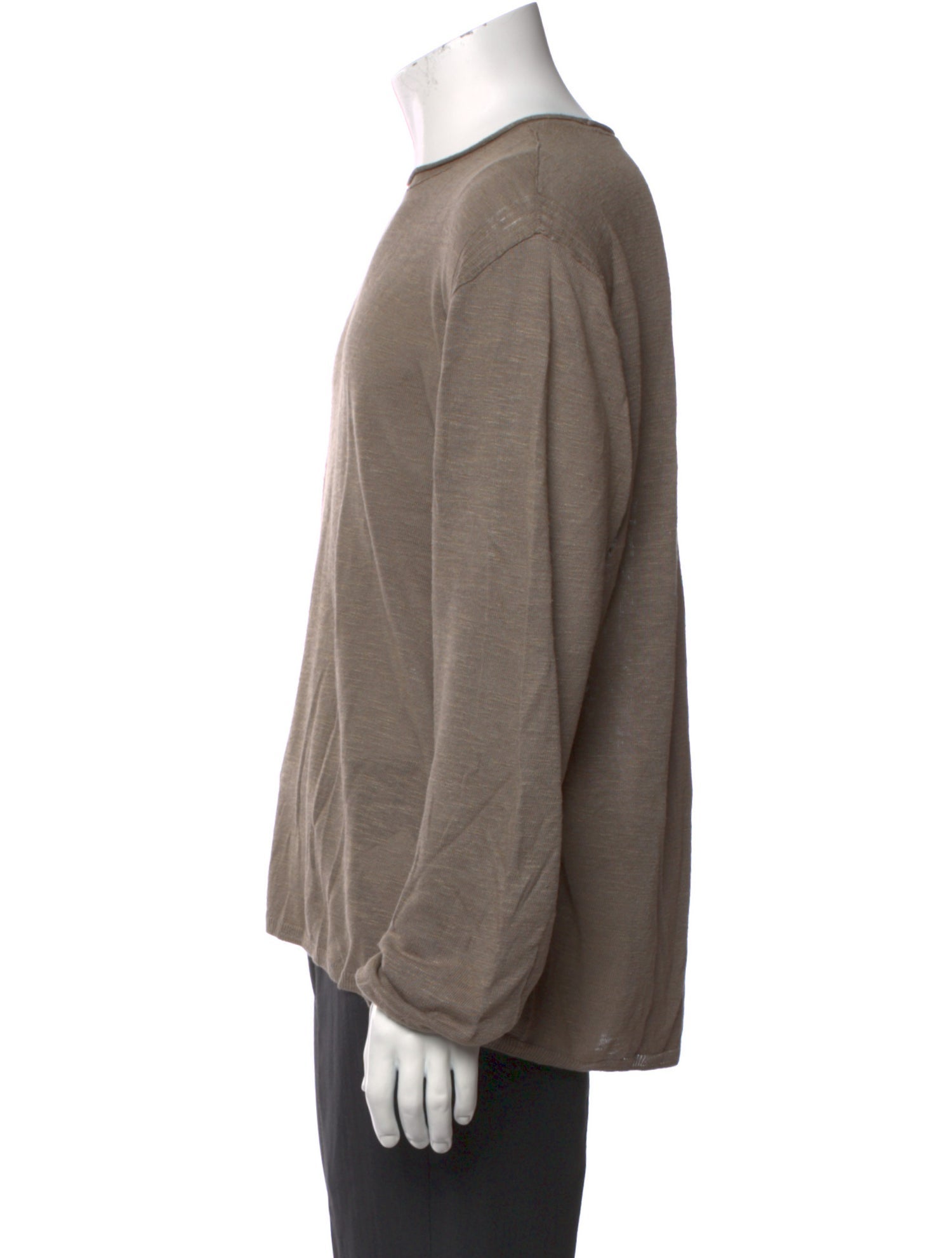 John Varvatos Crew Neck Long Sleeve Pullover