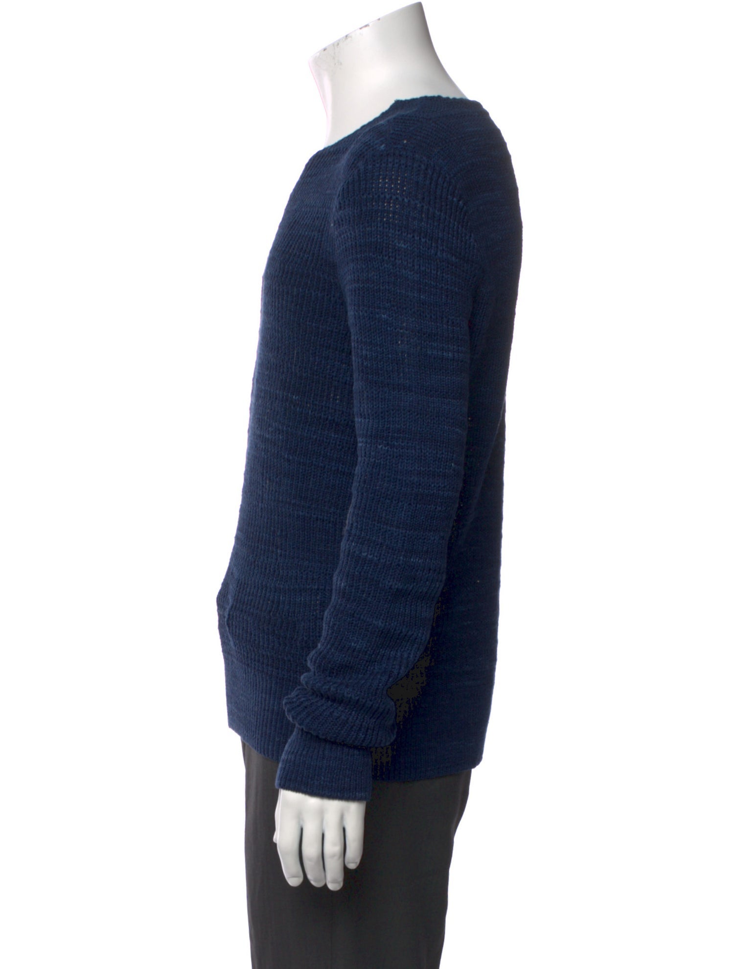 John Varvatos Crew Neck Long Sleeve Pullover