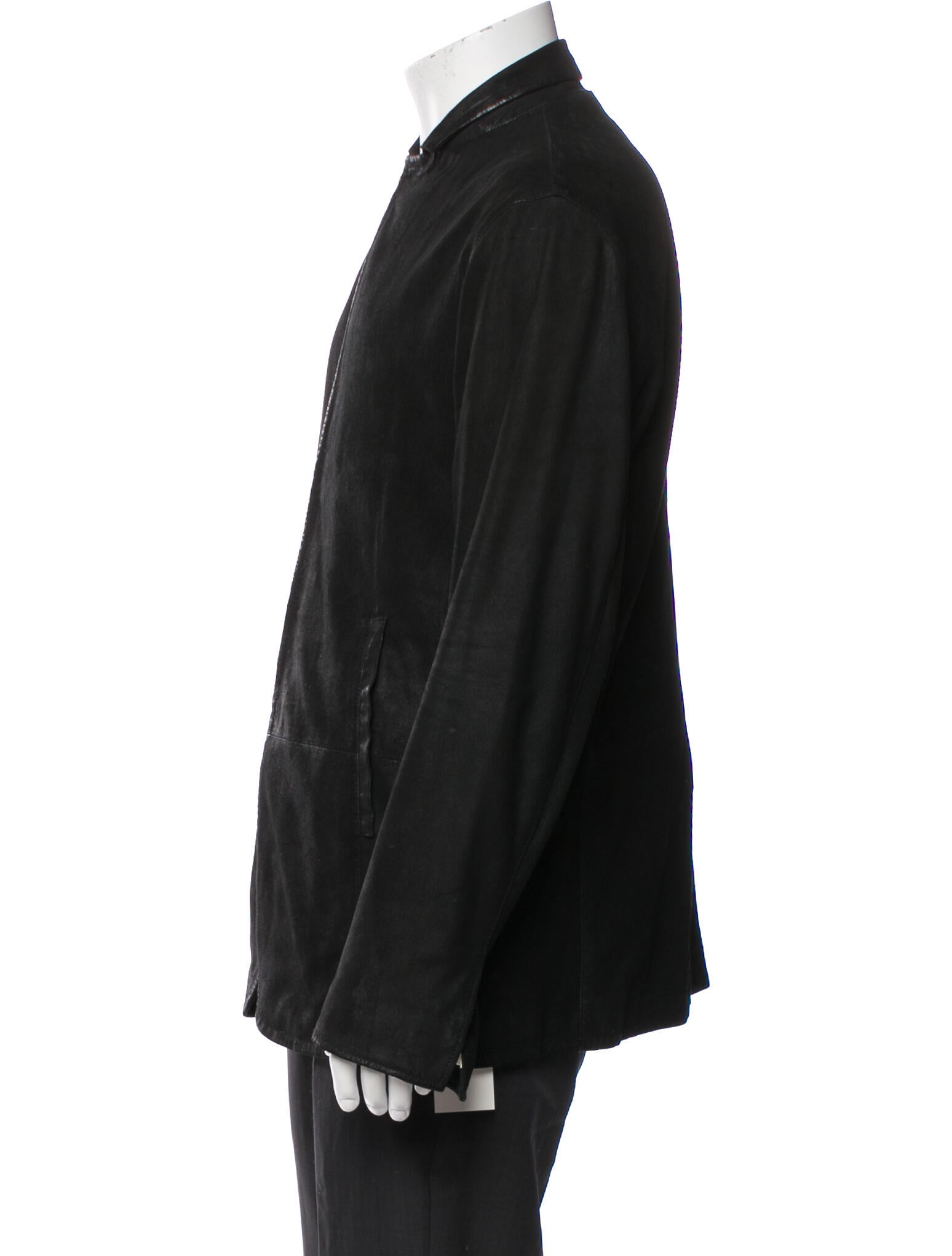 John Varvatos Suede Utility Jacket