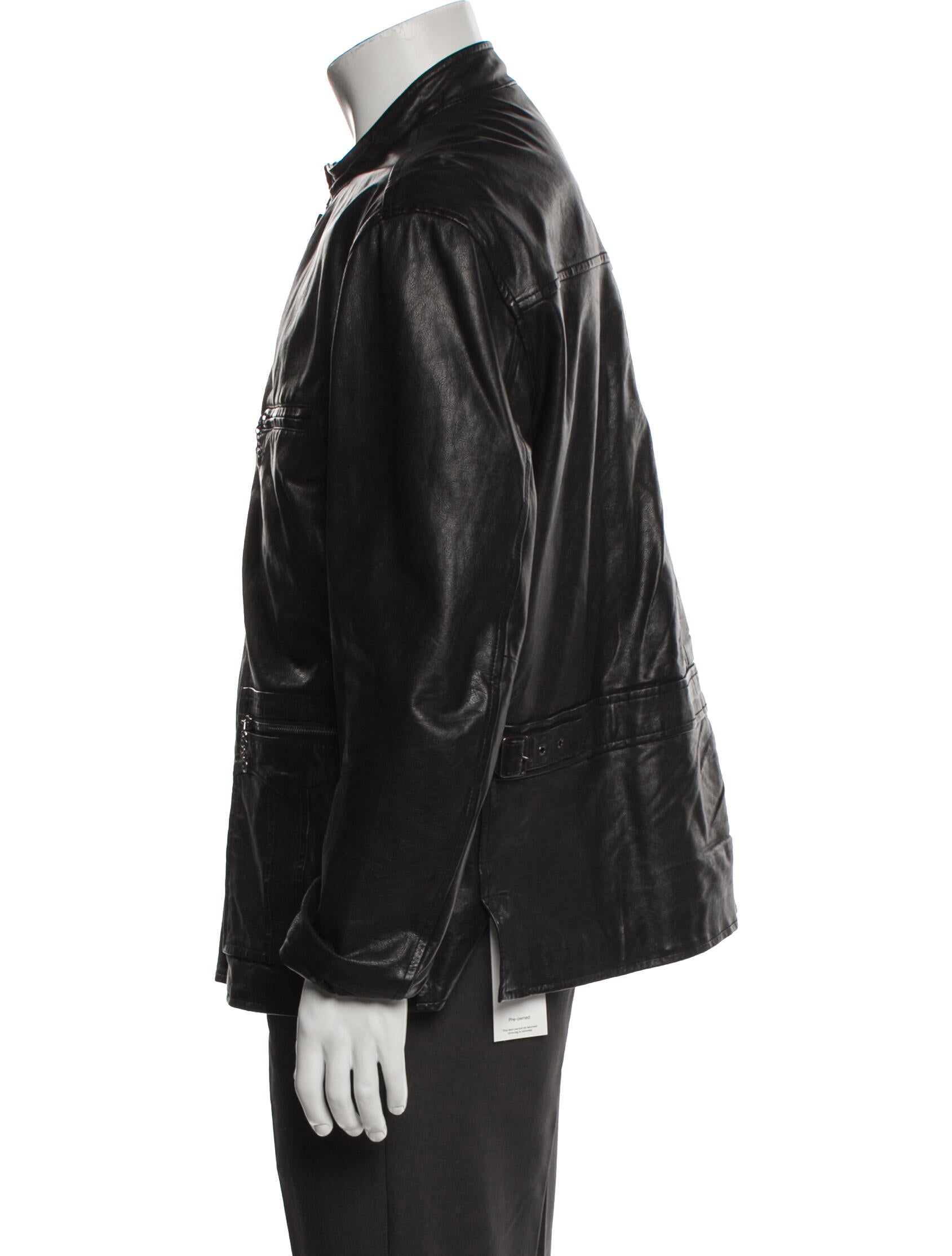 John Varvatos Calfskin Utility Jacket