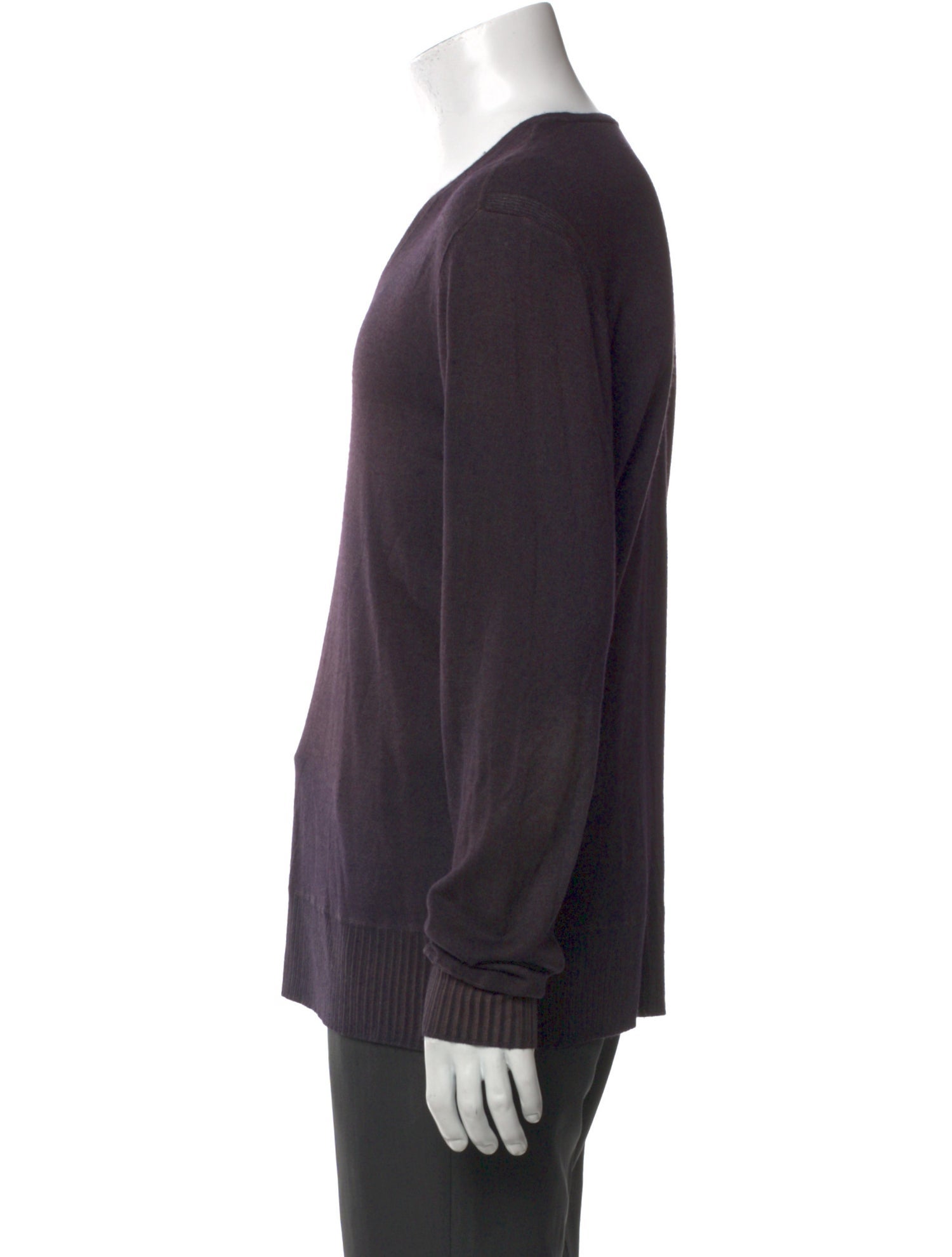 John Varvatos Silk V-Neck Pullover