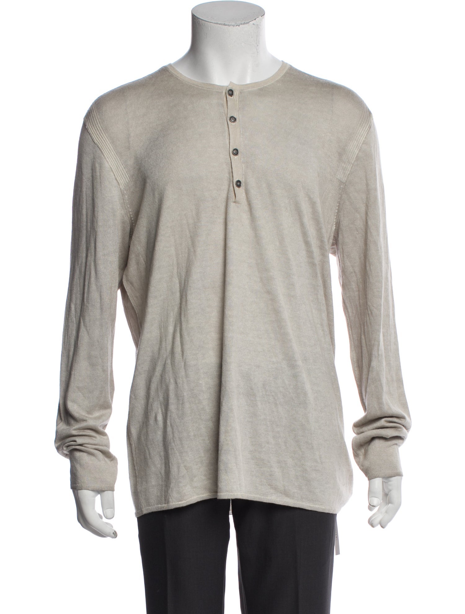 John Varvatos Silk Mock Neck Pullover w/ Tags