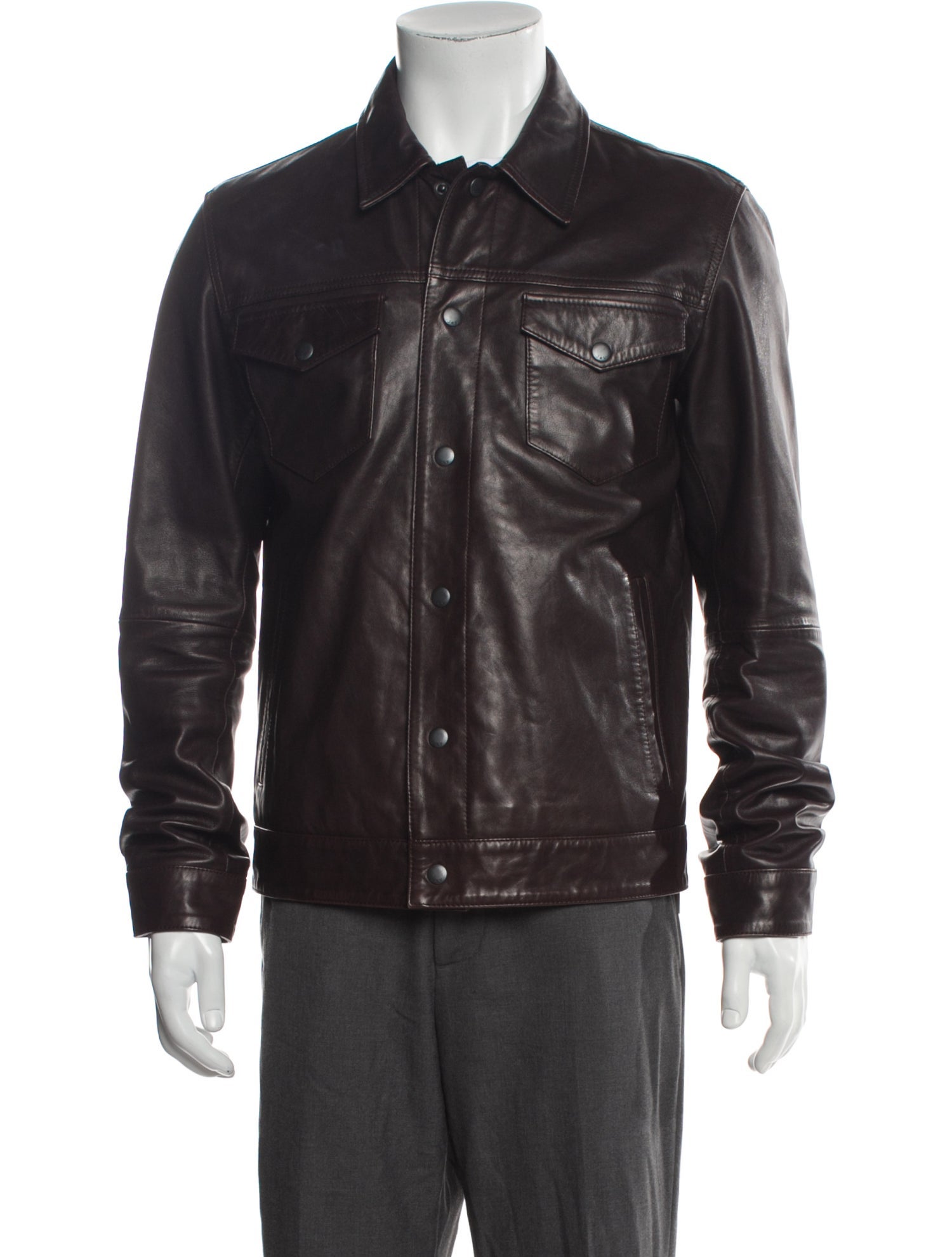 John Varvatos Leather Moto Jacket