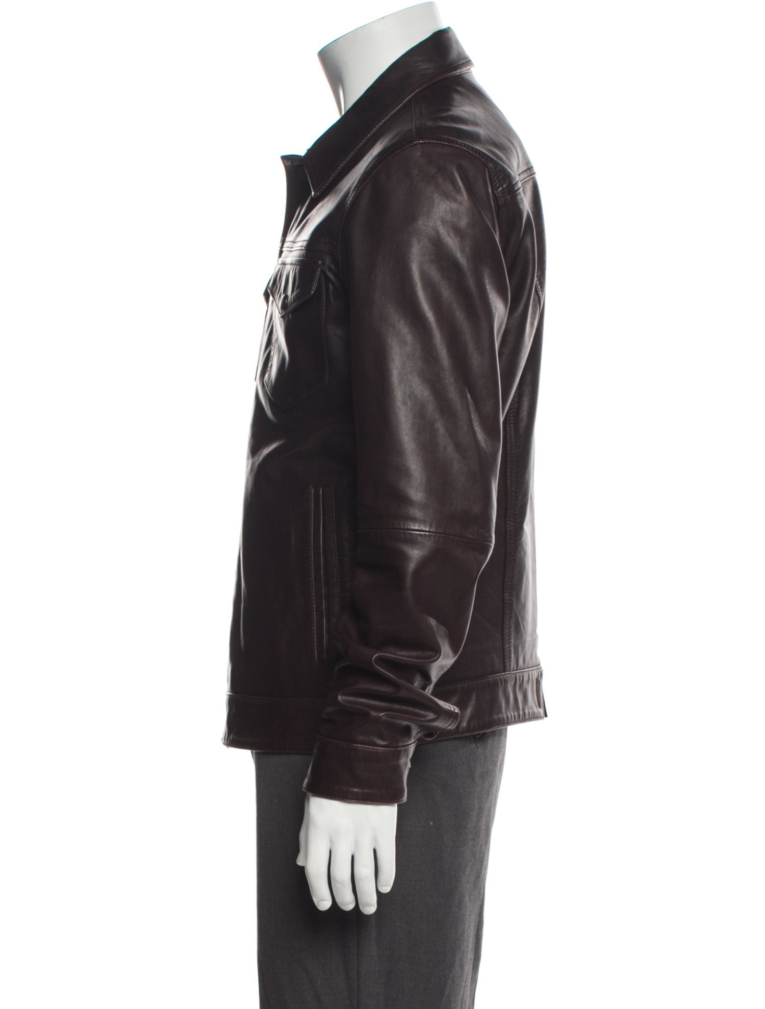 John Varvatos Leather Moto Jacket