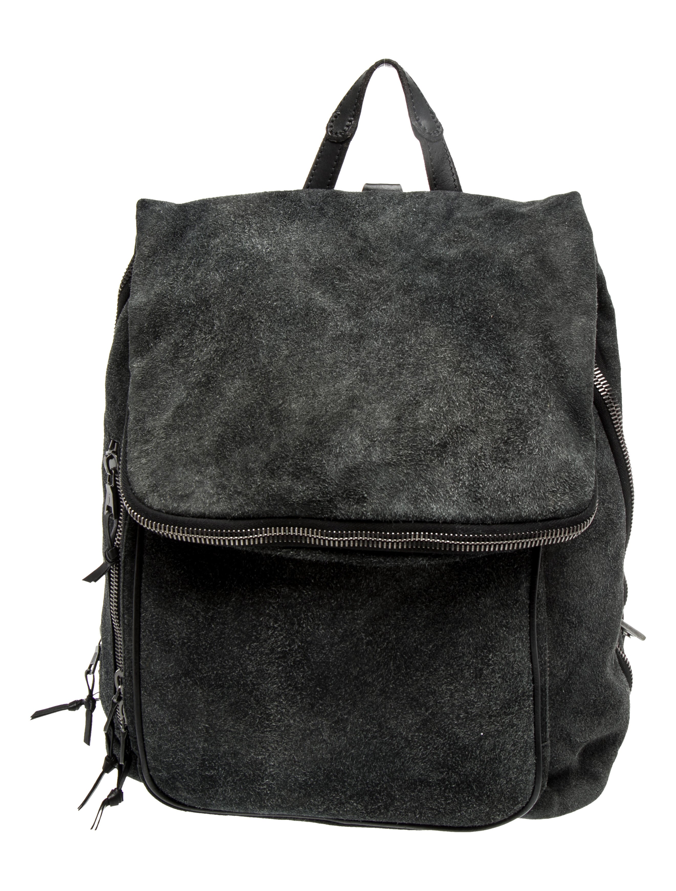 John Varvatos Suede Backpack
