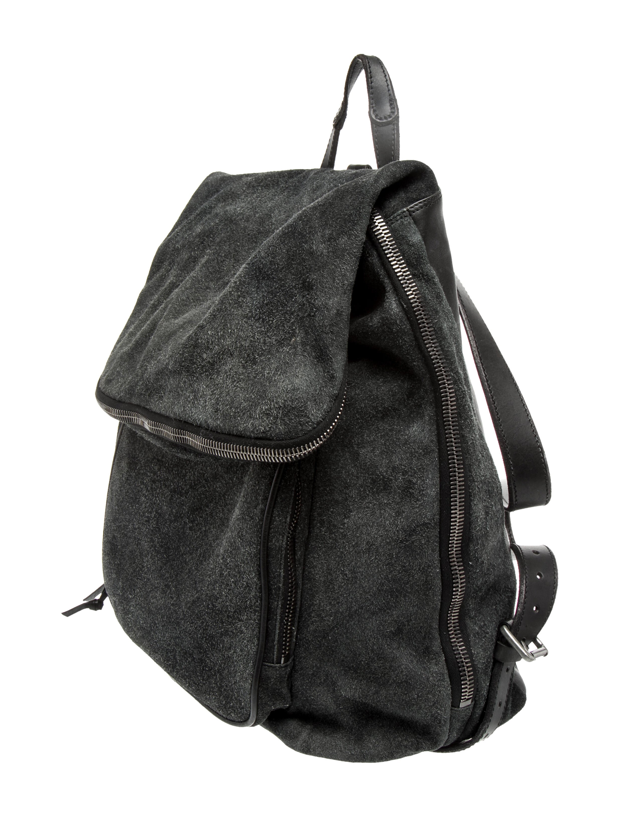John Varvatos Suede Backpack