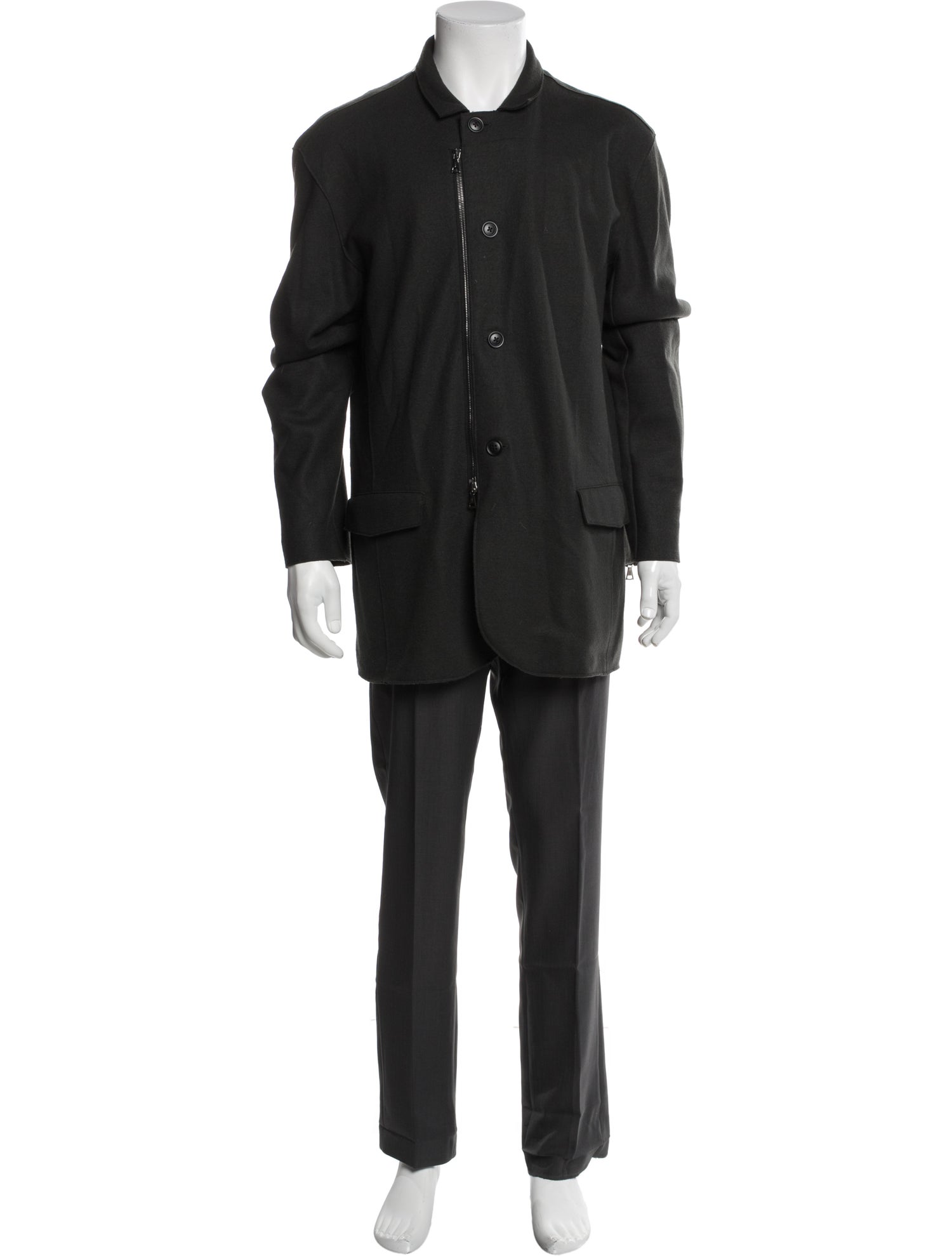 John Varvatos Wool Overcoat