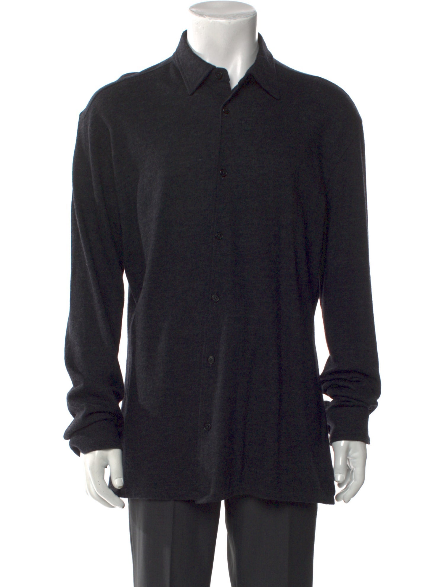 John Varvatos Wool Long Sleeve Shirt