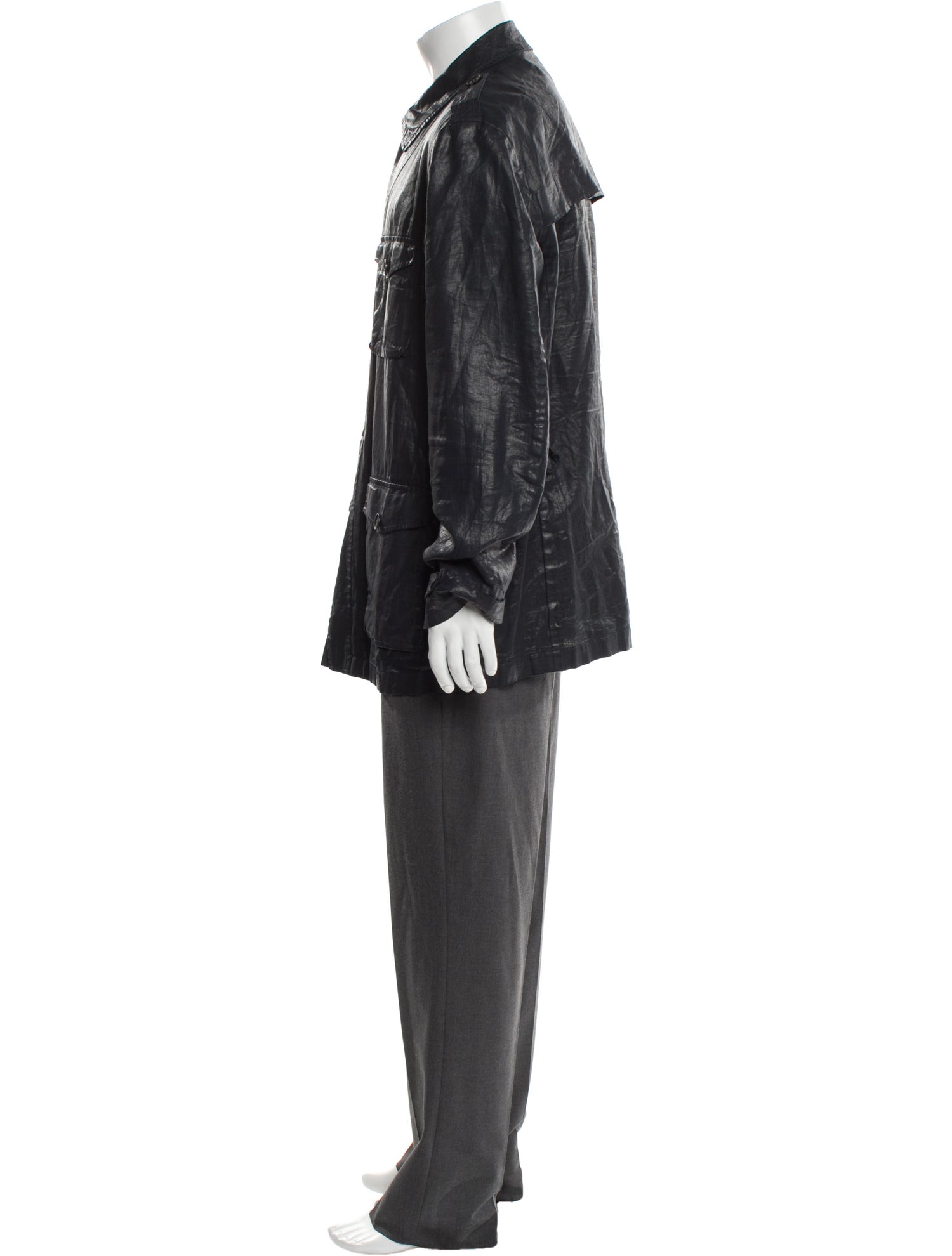 John Varvatos Linen Utility Jacket