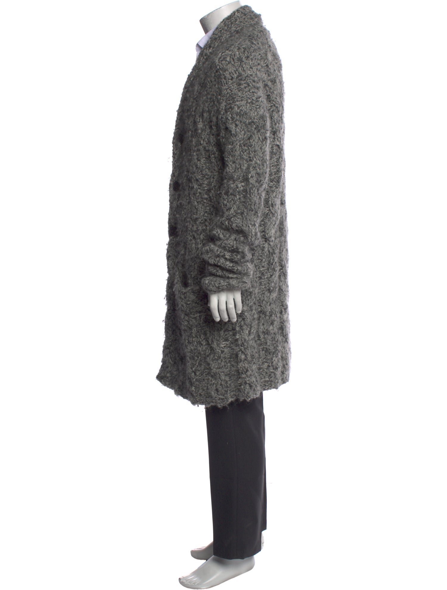 John Varvatos Open Front Long Sleeve Cardigan