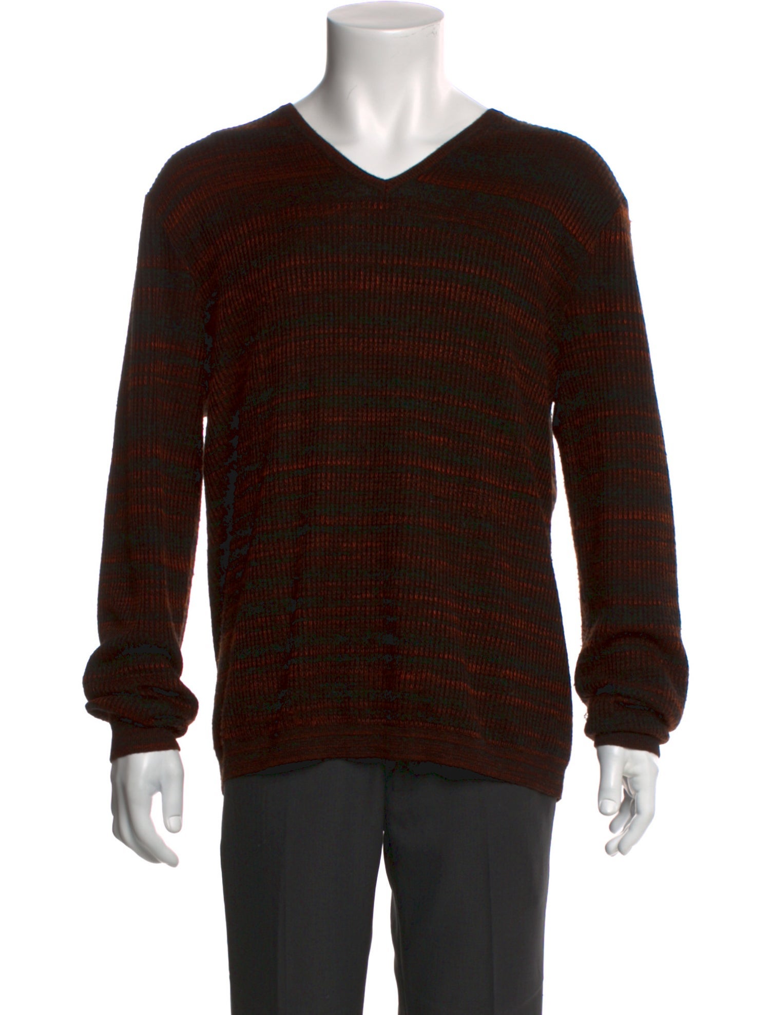 John Varvatos V-Neck Long Sleeve Pullover