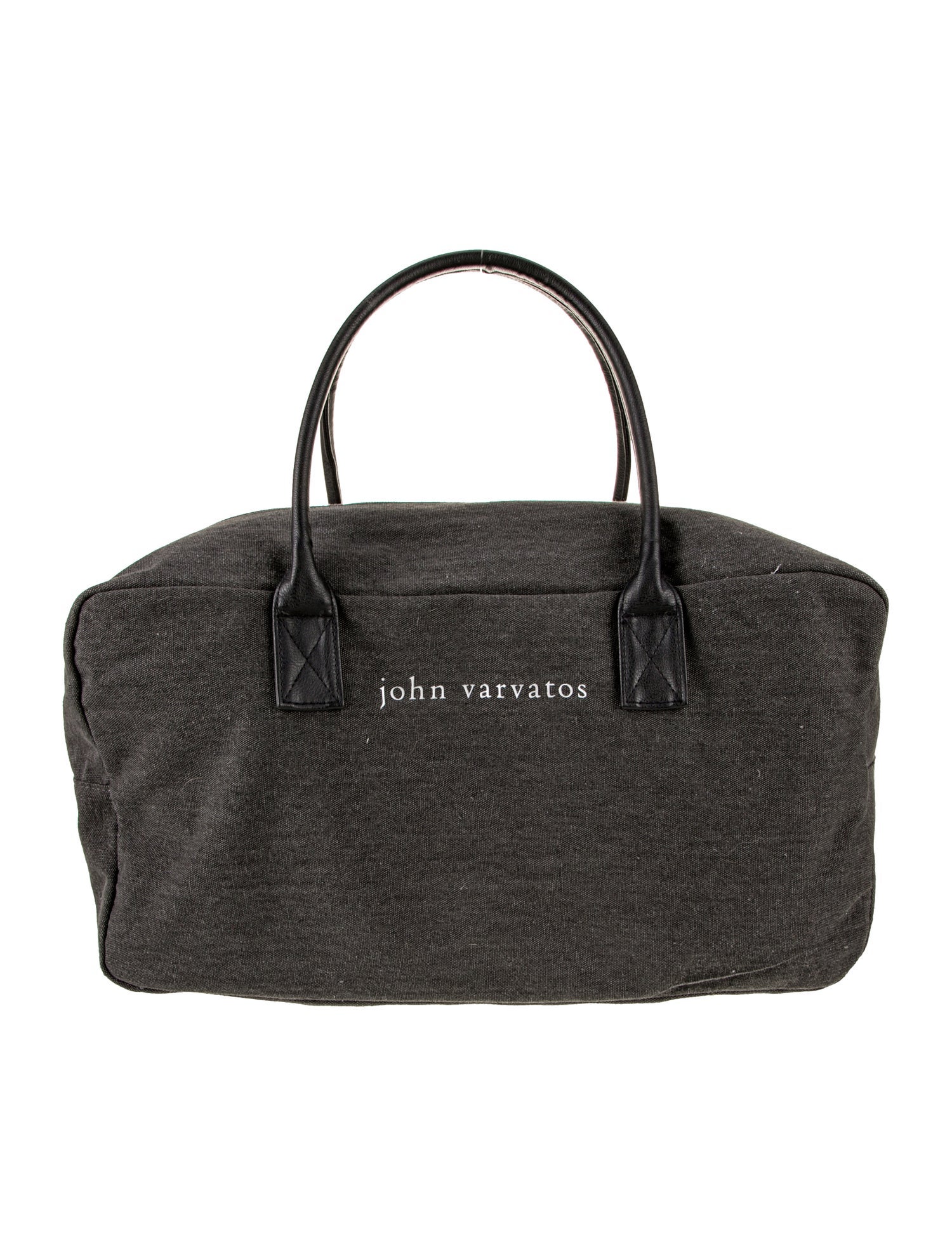 John Varvatos Canvas Shoulder Bag