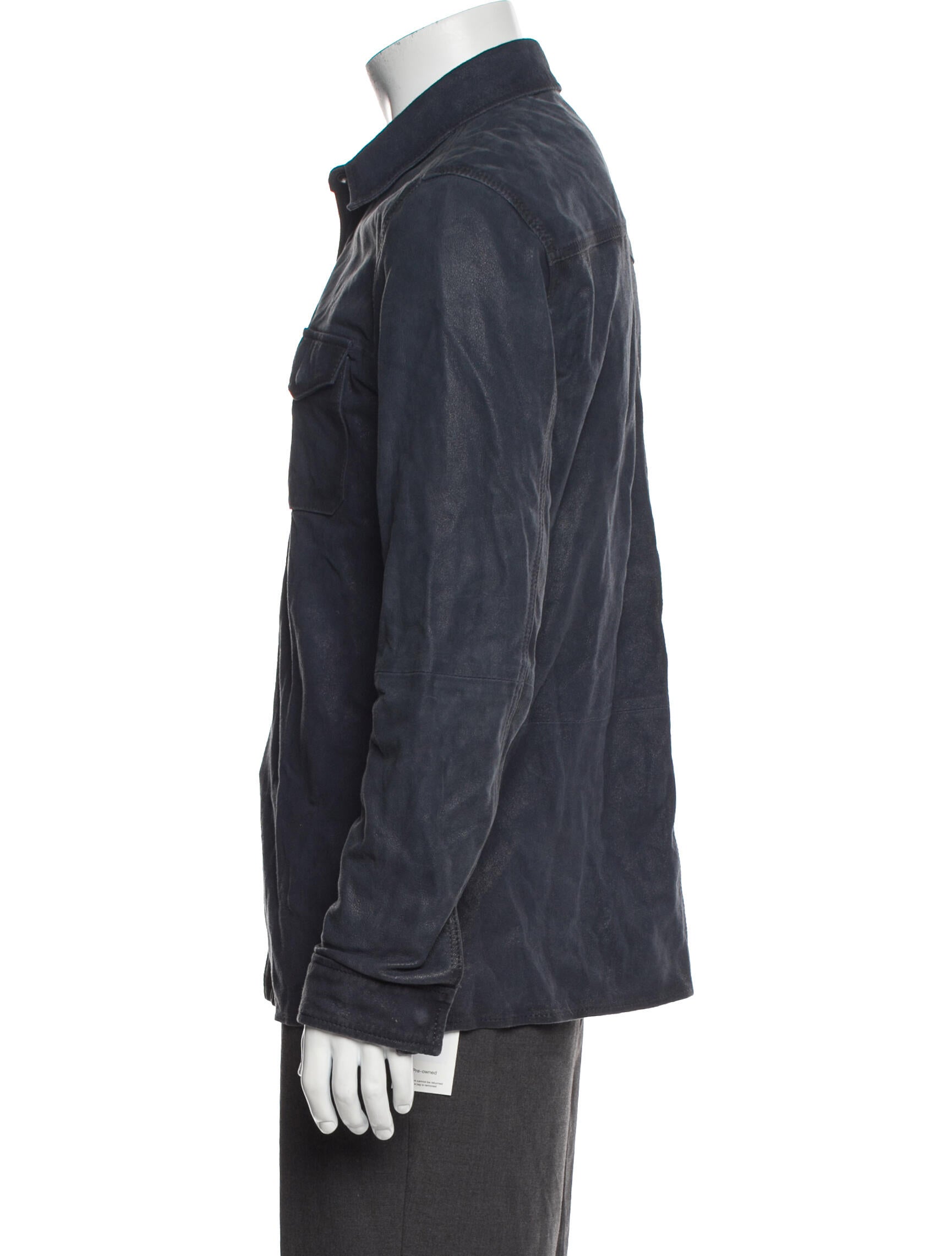 John Varvatos Calfskin Utility Jacket