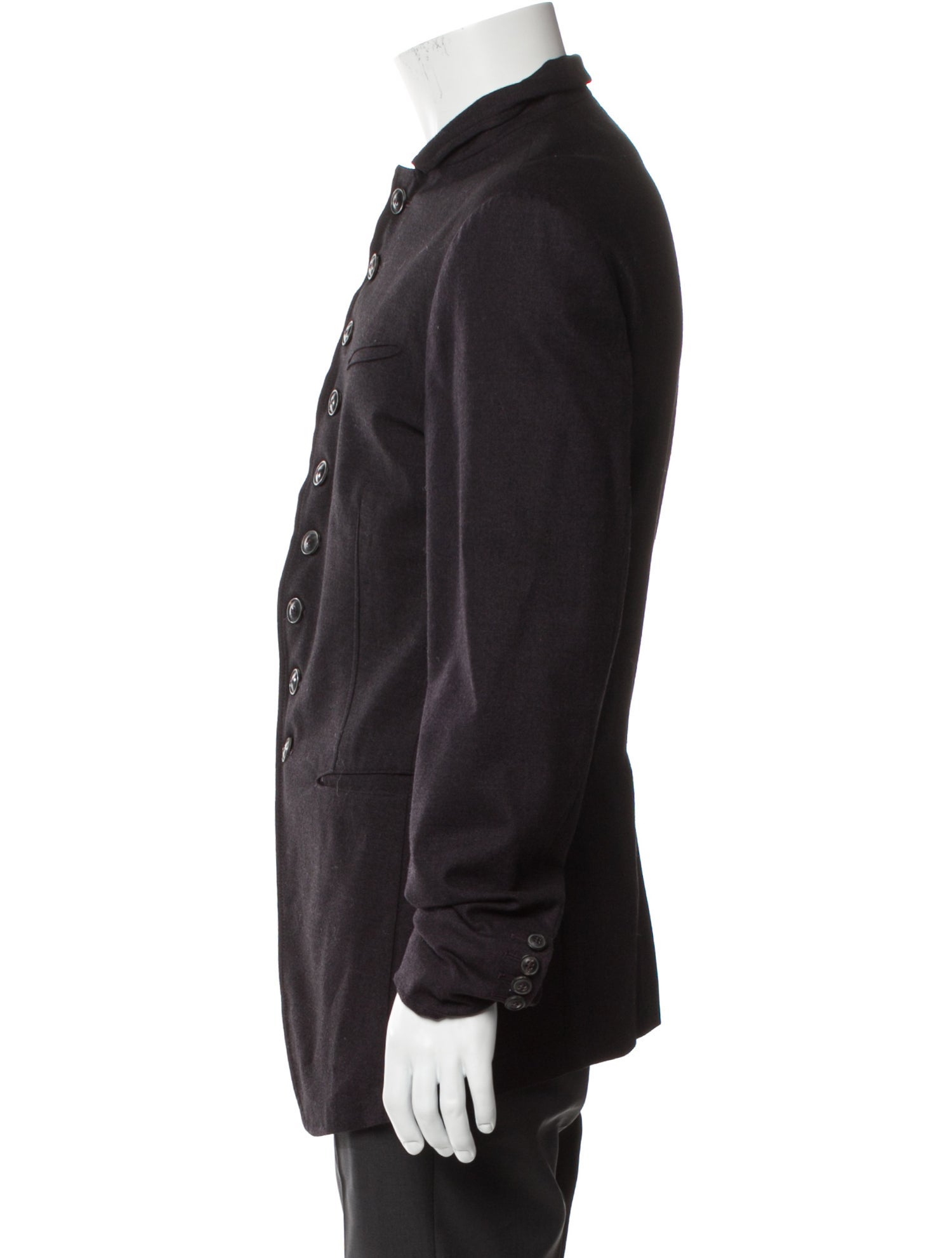 John Varvatos Virgin Wool Utility Jacket