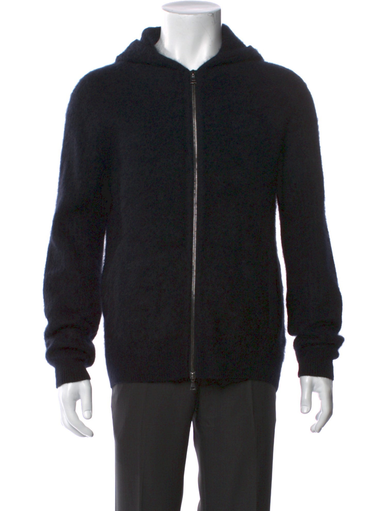 John Varvatos Cashmere Mock Neck Cardigan