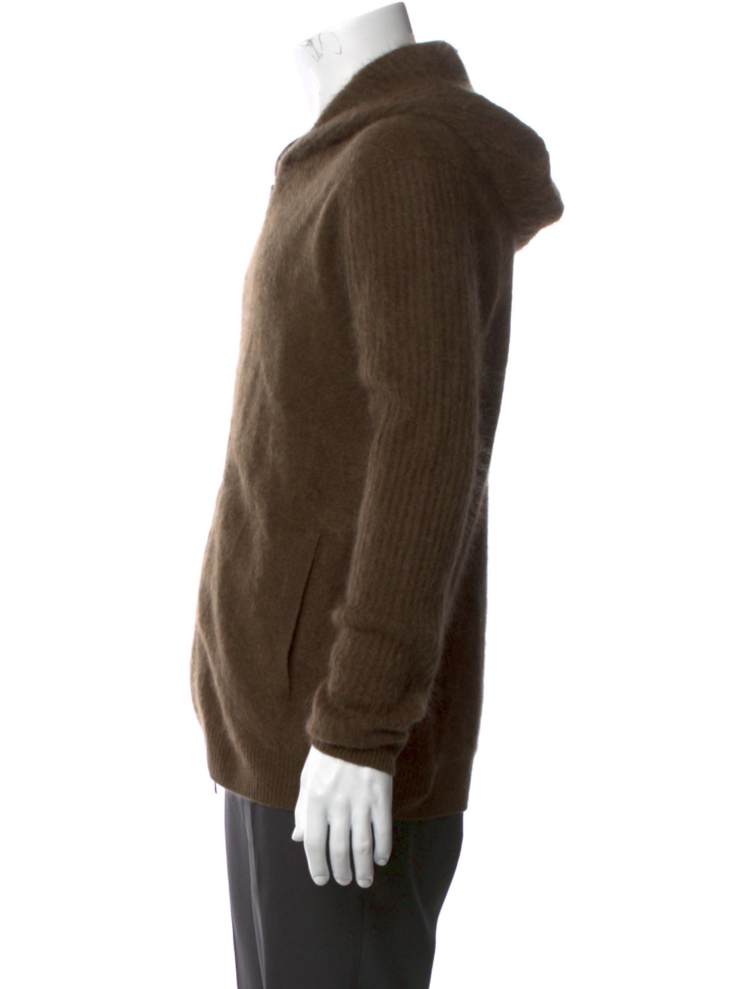 John Varvatos Cashmere Crew Neck Cardigan