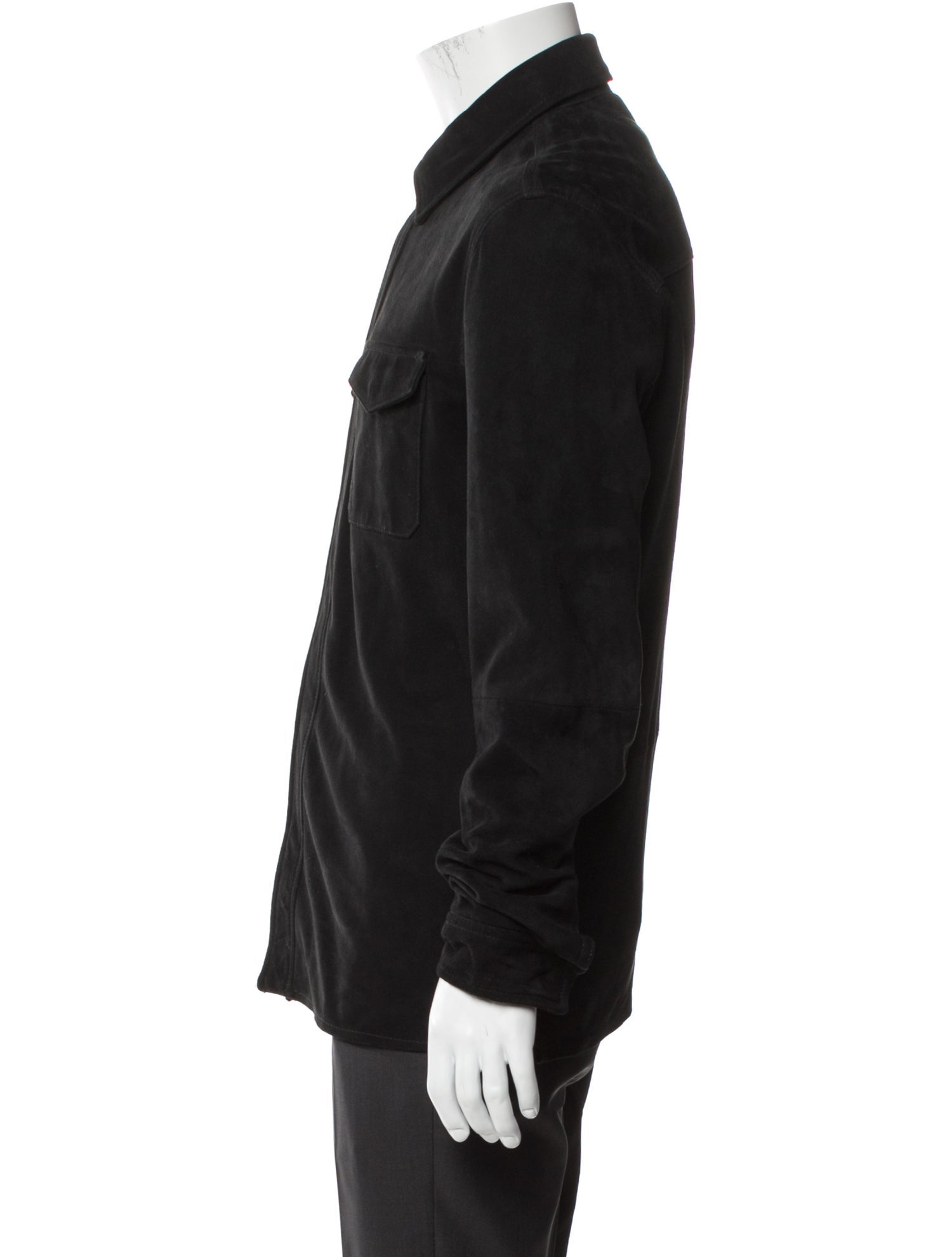 John Varvatos Suede Utility Jacket