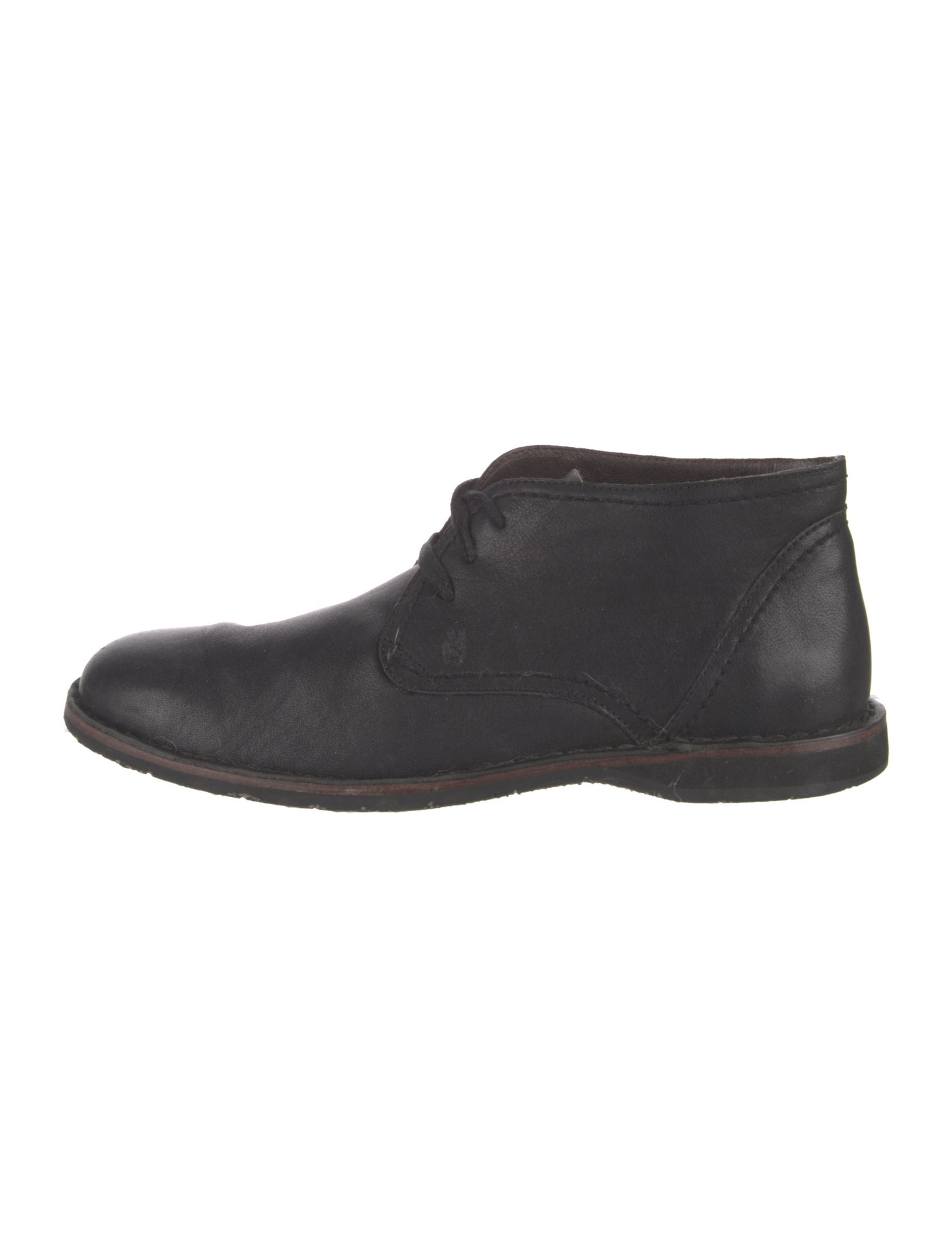 John Varvatos Leather Lace-Up Boots