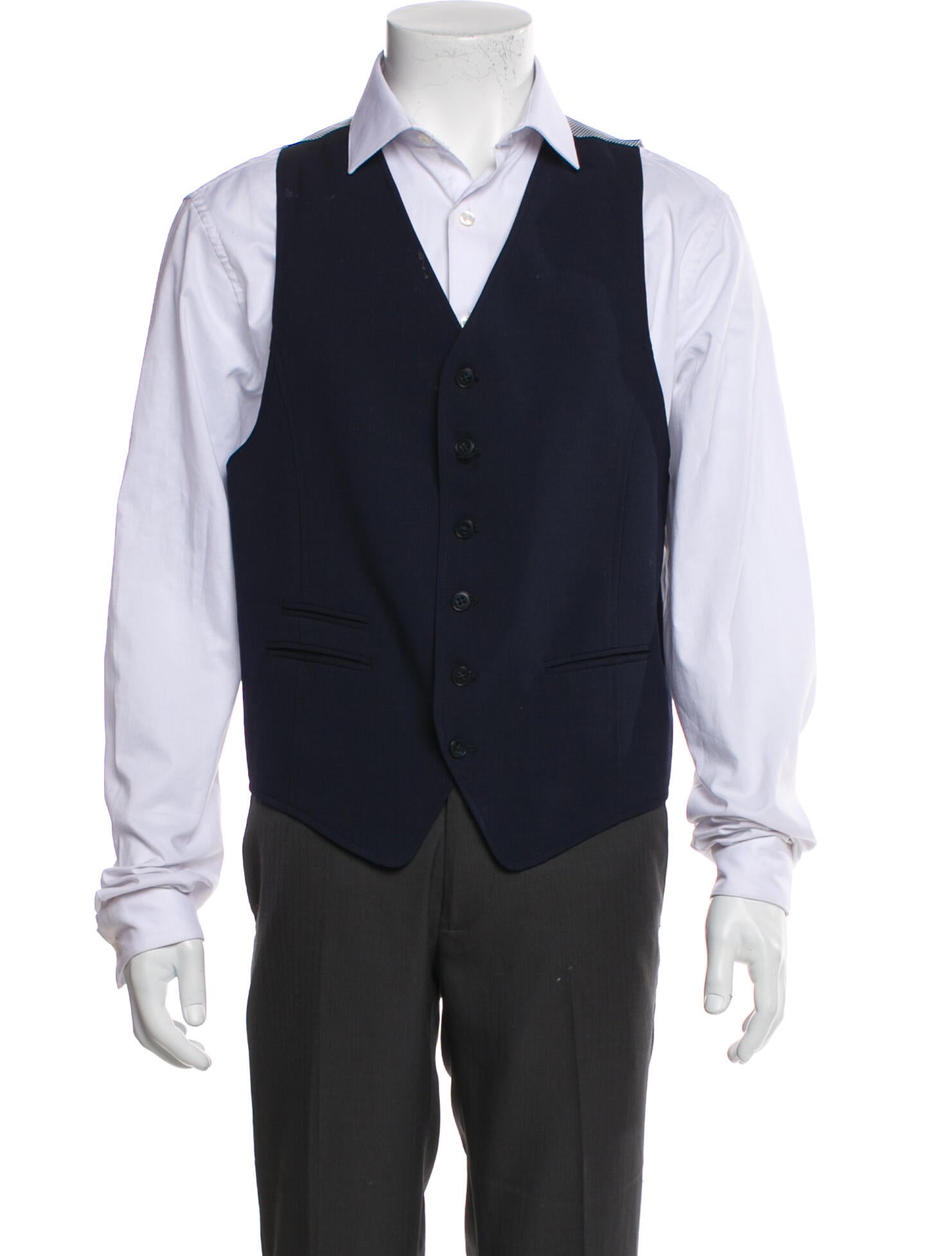 John Varvatos Wool Suit Vest